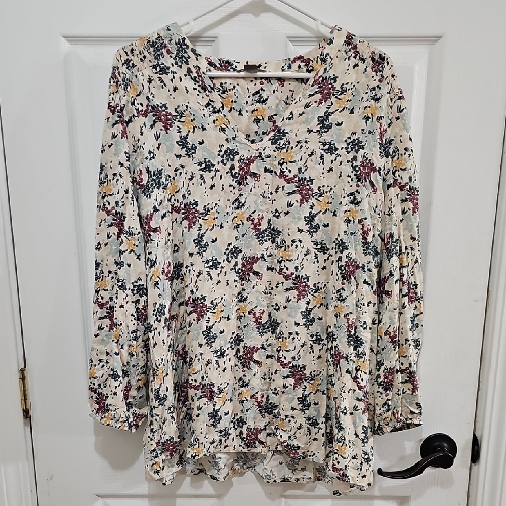 Falls Creek Multicolor Floral Blouse